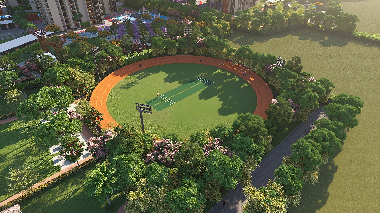 NPS Natures Promise Ultra Luxury Water Feature Prestige Living East Bangalore NPS Developers